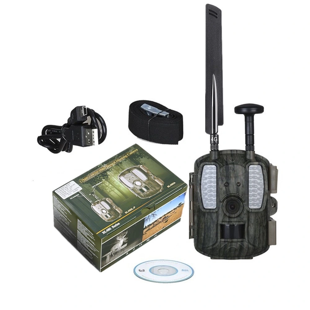 2019 High Quality 1080P Wireless SMS MMS GPRS GSM 4G Hunting Camera Wildlife 4G Trail Camera with Box and Power Supply